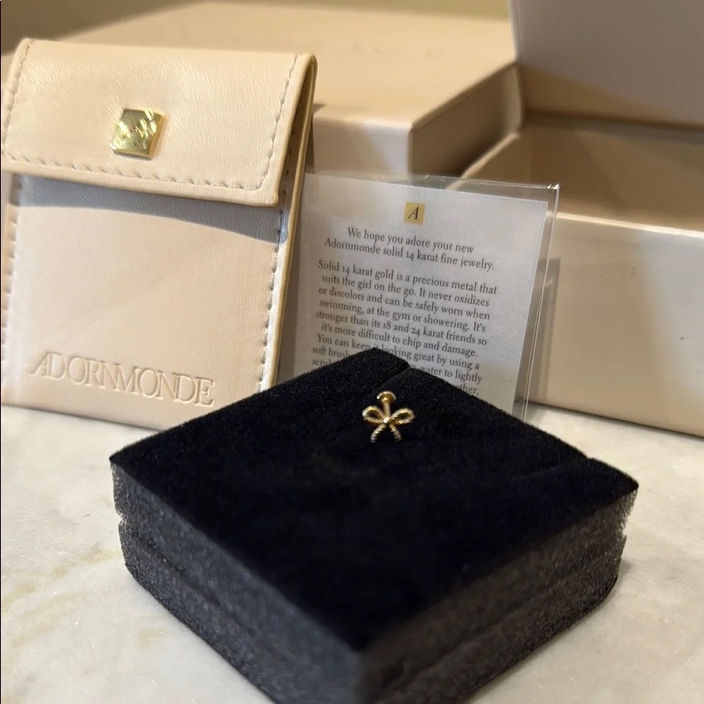 Adornmonde Miles micro bow piercing - Picture 2 of 4